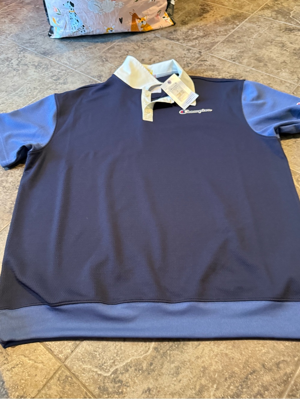 Champion Colorblock arena polo navy blue